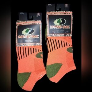 (2) 3 Packs Of Mens Mossy Oak Low Cut Half Cushion Socks Size 6-12